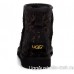 UGG CLASSIC MINI CONIFER BLACK