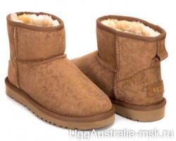 UGG CLASSIC MINI CONIFER CHESTNUT