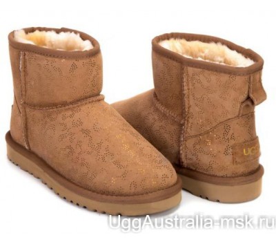 UGG CLASSIC MINI CONIFER CHESTNUT