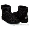 UGG CLASSIC MINI CONSTELLATION BLACK