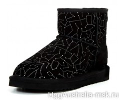 UGG CLASSIC MINI CONSTELLATION BLACK