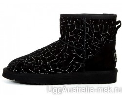 UGG CLASSIC MINI CONSTELLATION BLACK