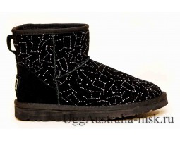 UGG CLASSIC MINI CONSTELLATION BLACK