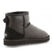 UGG CLASSIC MINI METALLIC BLACK