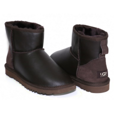 UGG CLASSIC MINI METALLIC CHOCOLATE