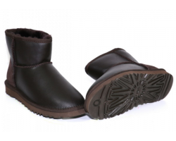 UGG CLASSIC MINI METALLIC CHOCOLATE