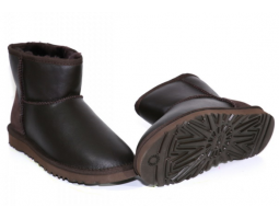 UGG CLASSIC MINI METALLIC CHOCOLATE