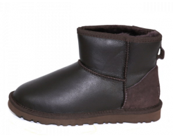 UGG CLASSIC MINI METALLIC CHOCOLATE