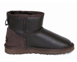 UGG CLASSIC MINI METALLIC CHOCOLATE