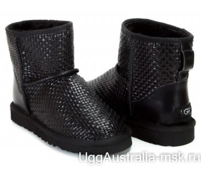 UGG CLASSIC MINI BOTTEGA VENETA BLACK