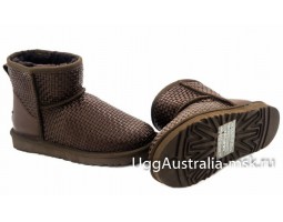 UGG CLASSIC MINI BOTTEGA VENETA BROWN