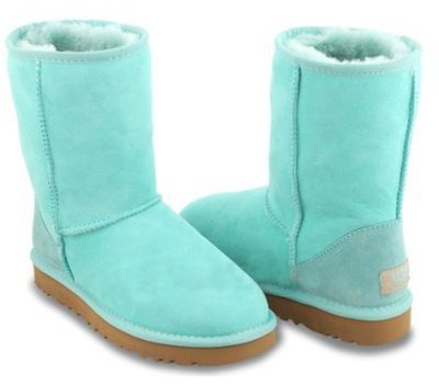 UGG CLASSIC SHORT AQUA