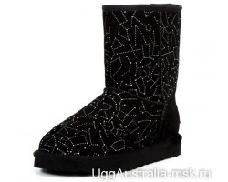 UGG CLASSIC SHORT CONSTELLATION BLACK