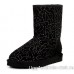 UGG CLASSIC SHORT CONSTELLATION BLACK