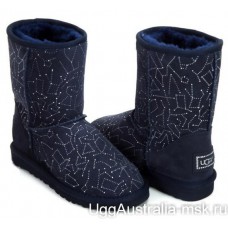 UGG CLASSIC SHORT CONSTELLATION NAVY