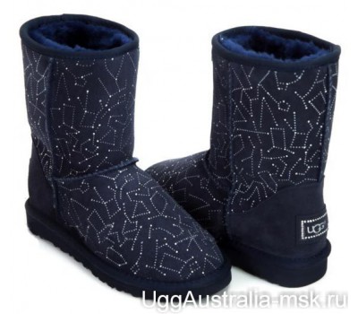 UGG CLASSIC SHORT CONSTELLATION NAVY