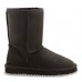 UGG CLASSIC SHORT LEATHER BLACK