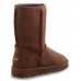 UGG CLASSIC SHORT LEATHER CHOCOLATE