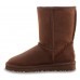 UGG CLASSIC SHORT LEATHER CHOCOLATE