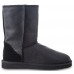 UGG CLASSIC SHORT METALLIC BLACK