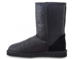 UGG CLASSIC SHORT METALLIC BLACK