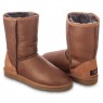 UGG CLASSIC SHORT METALLIC CHESTNUT