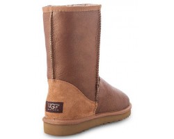 UGG CLASSIC SHORT METALLIC CHESTNUT