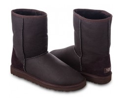 UGG CLASSIC SHORT METALLIC CHOCOLATE