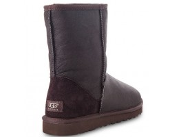 UGG CLASSIC SHORT METALLIC CHOCOLATE