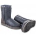 UGG CLASSIC SHORT METALLIC GREY