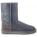 UGG CLASSIC SHORT METALLIC GREY