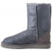 UGG CLASSIC SHORT METALLIC GREY