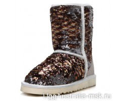 UGG CLASSIC SHORT SPARKLES CHAMPAGNE