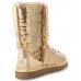 UGG CLASSIC SHORT SPARKLES GOLD