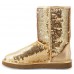 UGG CLASSIC SHORT SPARKLES GOLD