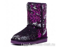 UGG CLASSIC SHORT SPARKLES MULTI PURPLE