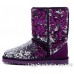 UGG CLASSIC SHORT SPARKLES MULTI PURPLE