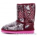 UGG CLASSIC SHORT SPARKLES MULTI ROSE