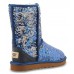 UGG CLASSIC SHORT SPARKLES NAVY