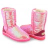 UGG CLASSIC SHORT SPARKLES PINK