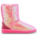 UGG CLASSIC SHORT SPARKLES PINK