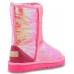 UGG CLASSIC SHORT SPARKLES PINK