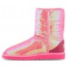 UGG CLASSIC SHORT SPARKLES PINK