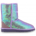 UGG CLASSIC SHORT SPARKLES PURPLE