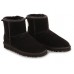 UGG CLASSIC MINI CRYSTAL BOW BLACK