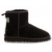 UGG CLASSIC MINI CRYSTAL BOW BLACK