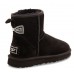 UGG CLASSIC MINI CRYSTAL BOW BLACK