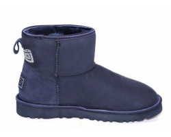 UGG CLASSIC MINI CRYSTAL BOW NAVY