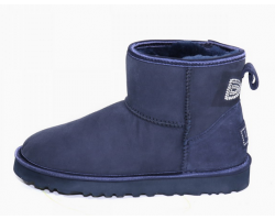 UGG CLASSIC MINI CRYSTAL BOW NAVY