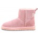 UGG CLASSIC MINI CRYSTAL BOW PINK